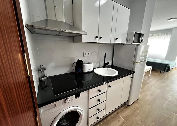 Ver7 - Estudio, Wifi, Fire Stick Amazon, Terraza, Vistas Al Mar, Piscina Lägenhet